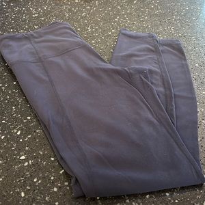 Athleta ankle leggings Navy size medium